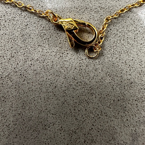 VCA inspired 18K Yellow gold Frivole Pendant. - Picture 7 of 7
